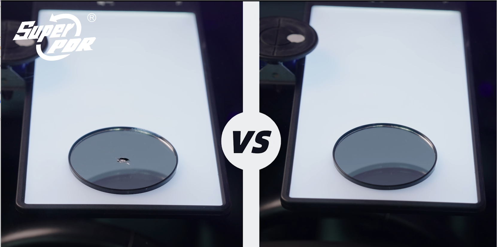 Completed windshield repair inspection showing clarity check and post-repair verification results