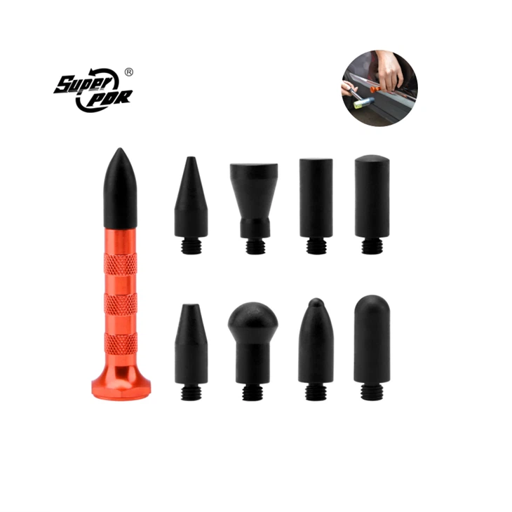Super PDR Knock Down Hammer With 9 Nozzles High Quality PDR Car Dent Repair Tools