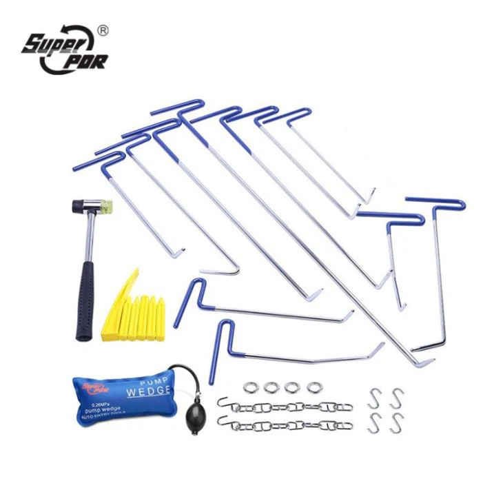 Super PDR Best Quality Tool Set Push Hook Rods For Dent Repair