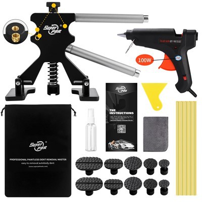 SuperPDR Less Dent Lift Kit with Glue Gun pdr Tools