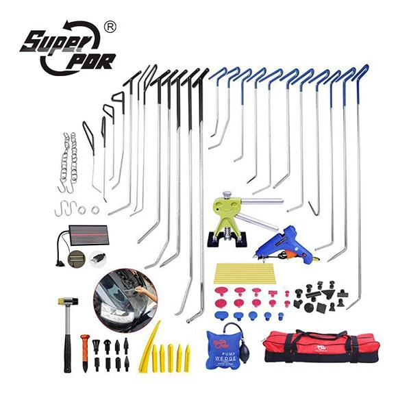 Super PDR Dent Removal Tools Hook Rods Kit