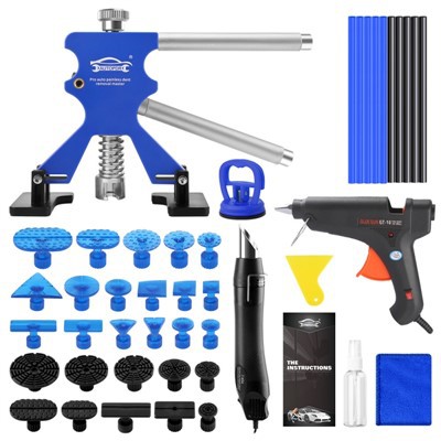 Super Pdr Repair Dent Tool Removal Blue Dent Puller Tab Hail Lifter Body Repair Pdr Tools For Car Dent
