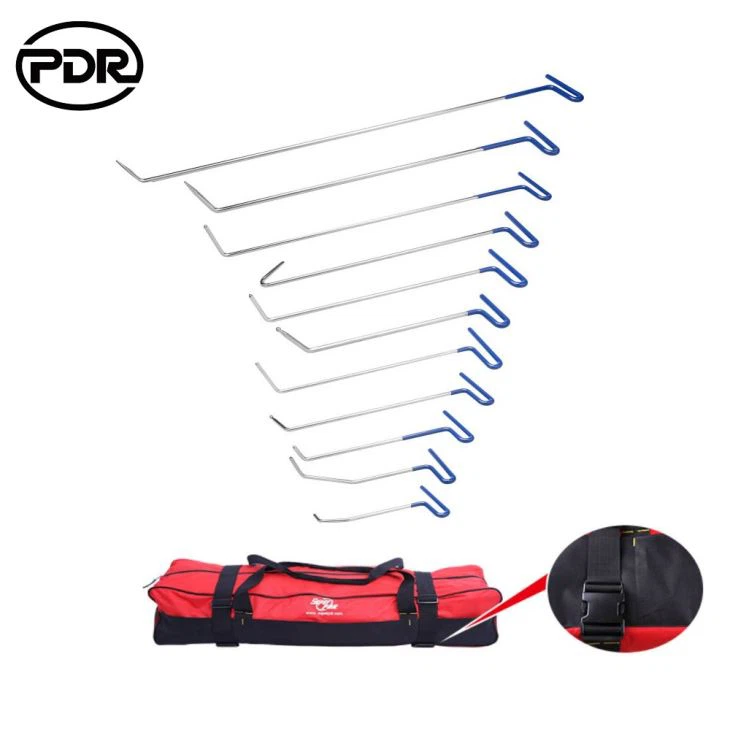 Super PDR Door Dent Ding Hail Removal Hook Rods Kit