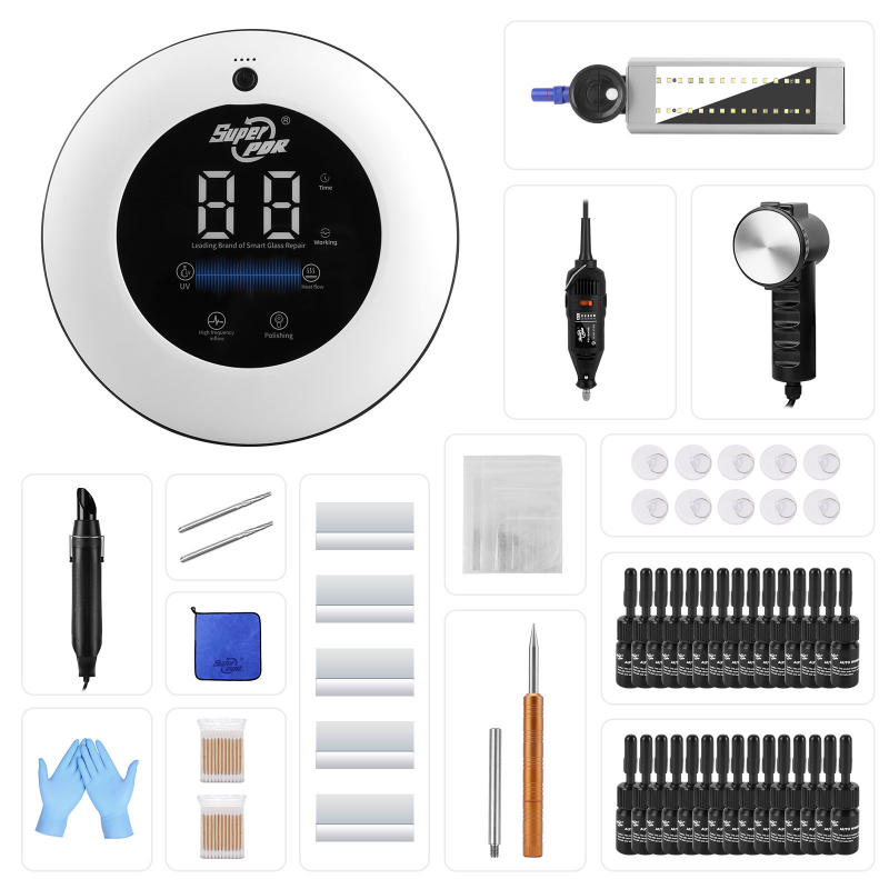 PDR Smart Glass Repair Device Fix 95% of Cracks in 5 Minutes Auto Windshield Repair Equipment